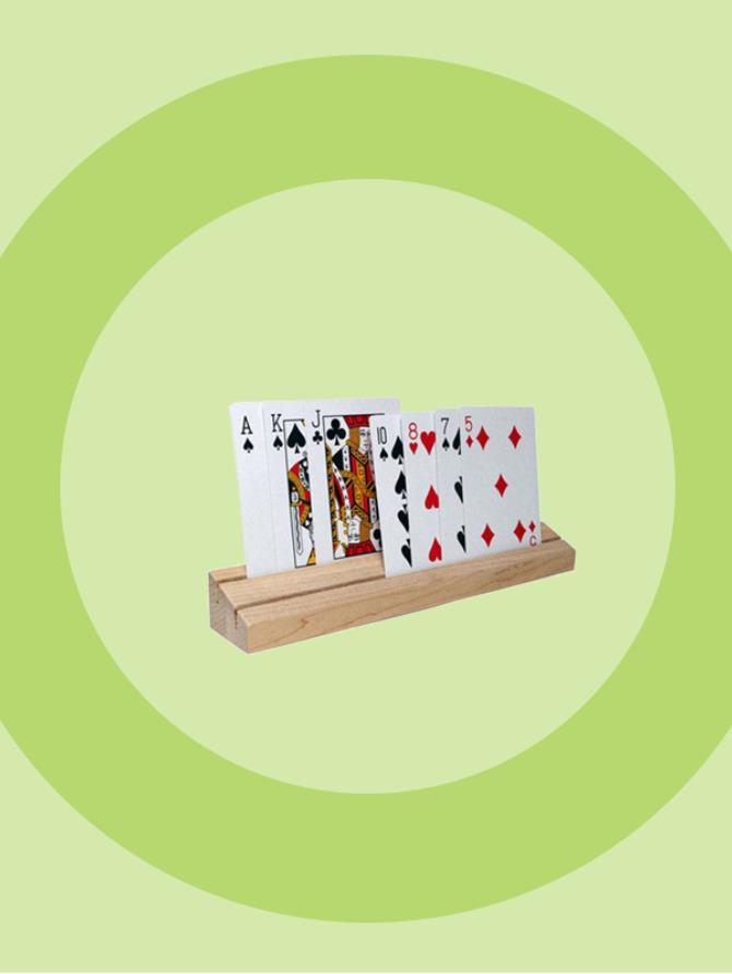 Wooden Cards Holder 22 cm