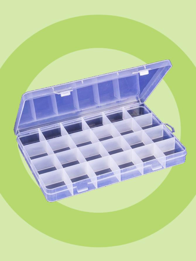 24 Compartment Storage Box