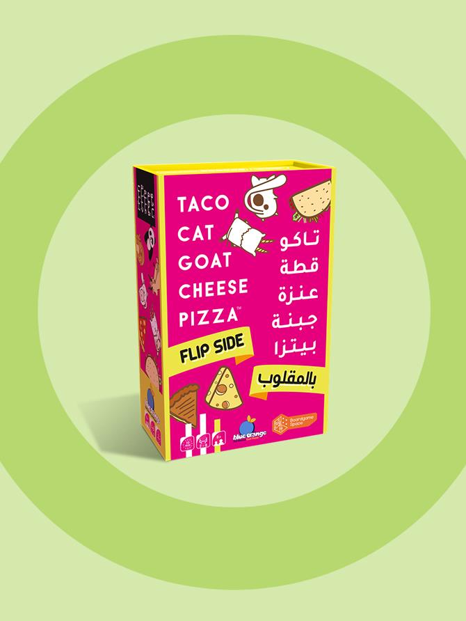 Taco cat cheese pizza flip