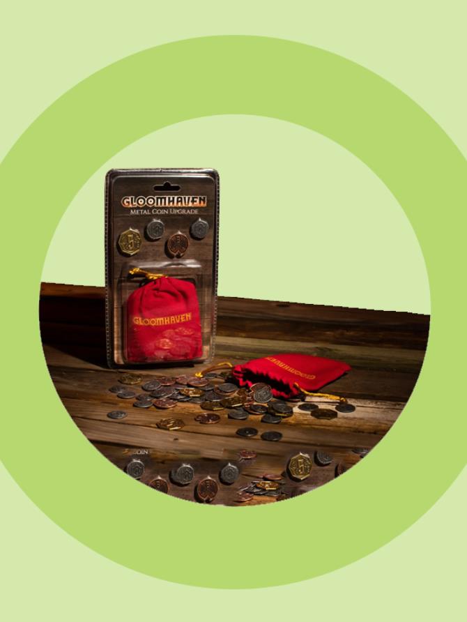 Gloomhaven Metal Coin Upgrade