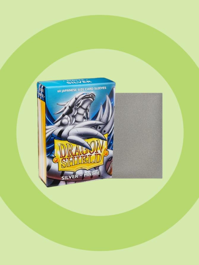 Sleeves: Dragon Shield - Japanese Size - Matte (x60) (Silver)