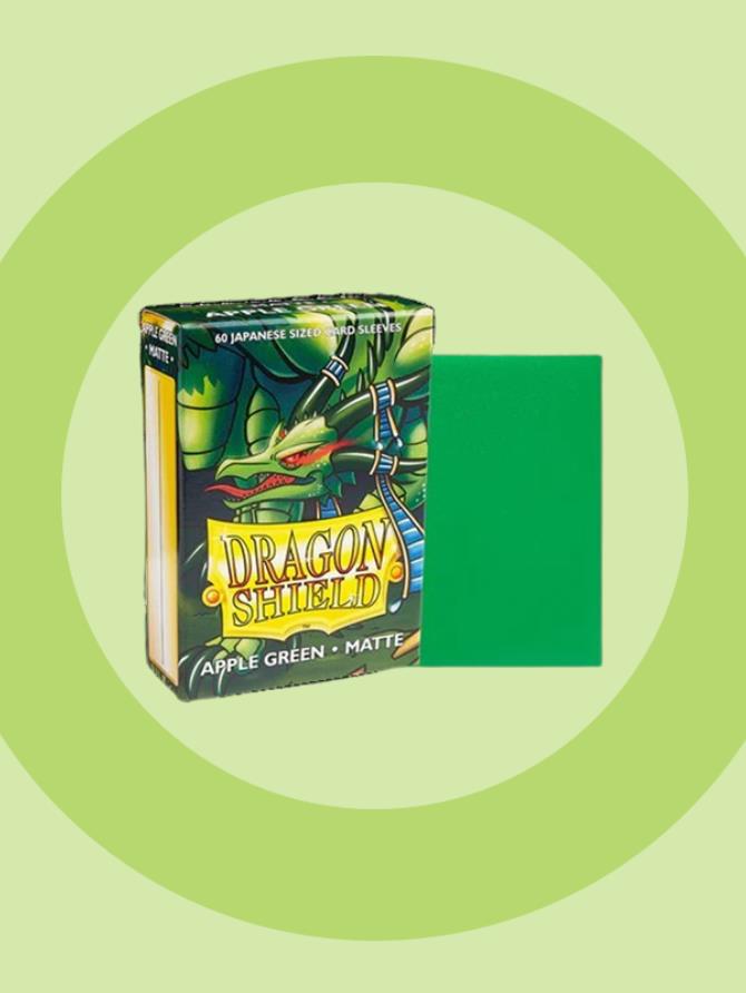 Sleeves: Dragon Shield - Japanese Size - Matte (x60) (Apple Green)