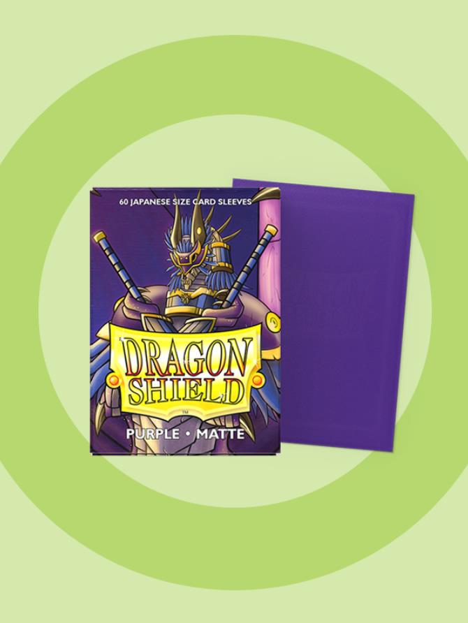 Sleeves: Dragon Shield - Japanese Size - Matte (x60) (Purple)