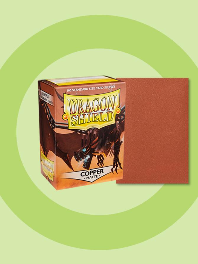Sleeves: Dragon Shield - Standard - Matte (x100) (Copper)