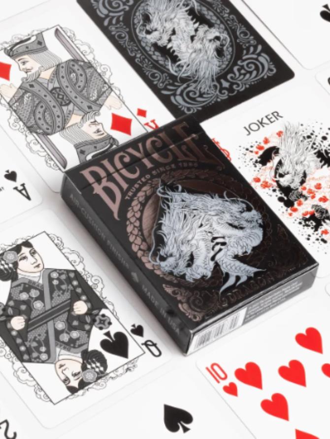 Playing Cards: Bicycle - Dragon Black