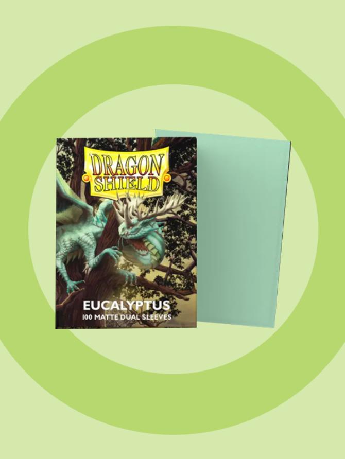 Sleeves: Dragon Shield - Standard - Dual Matte (x100) - Eucalyptus