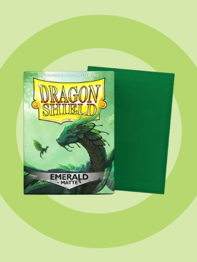 Sleeves: Dragon Shield - Standard - Matte (x100) - Emerald