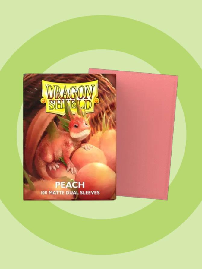 Sleeves: Dragon Shield - Standard - Dual Matte (x100) - Peach