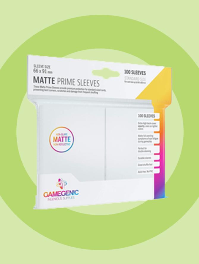 Sleeves: Gamegenic - Matte Prime (66 x 91 mm) (x100) - White