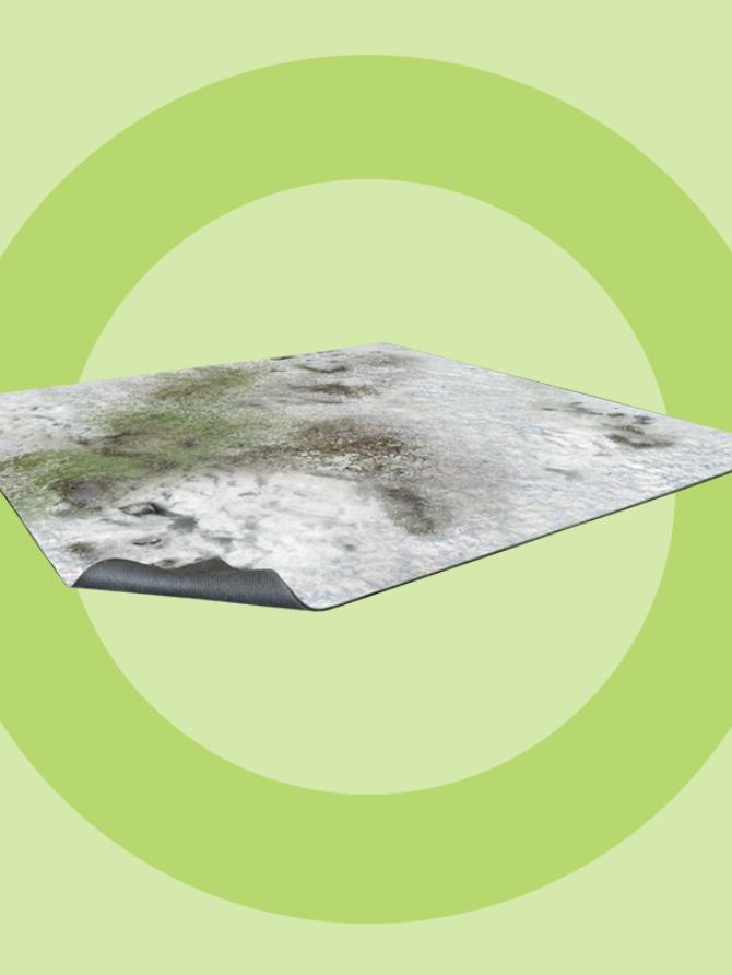 Battle Systems: Winter Snowscape Gaming Mat 60x60cm