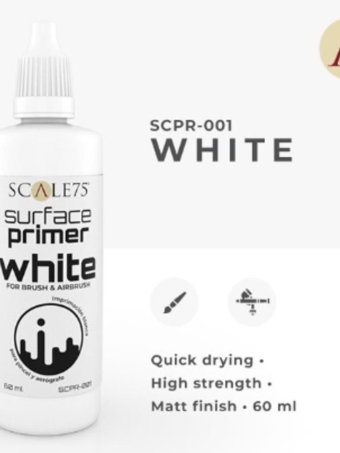 Scale 75 Primer Surface White