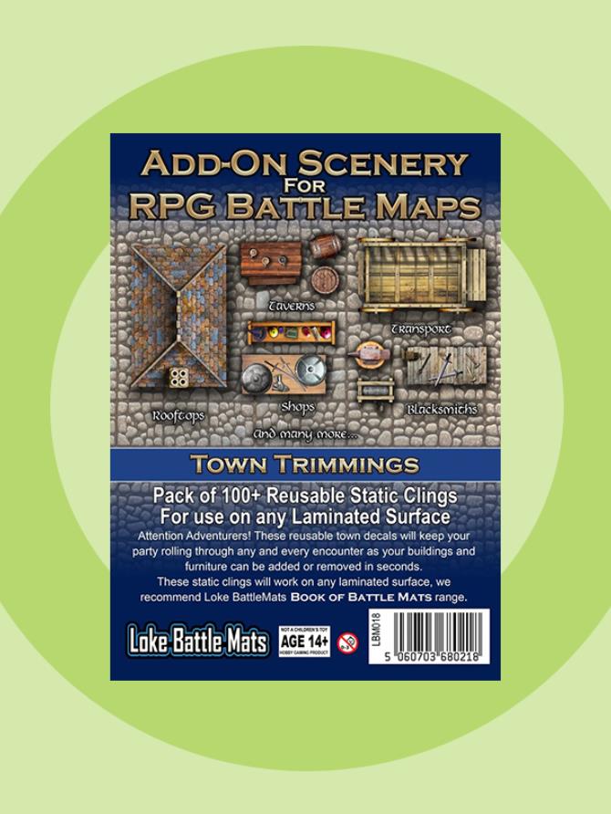 RPG Battle Maps: Add-on Scenery - Town Trimmings