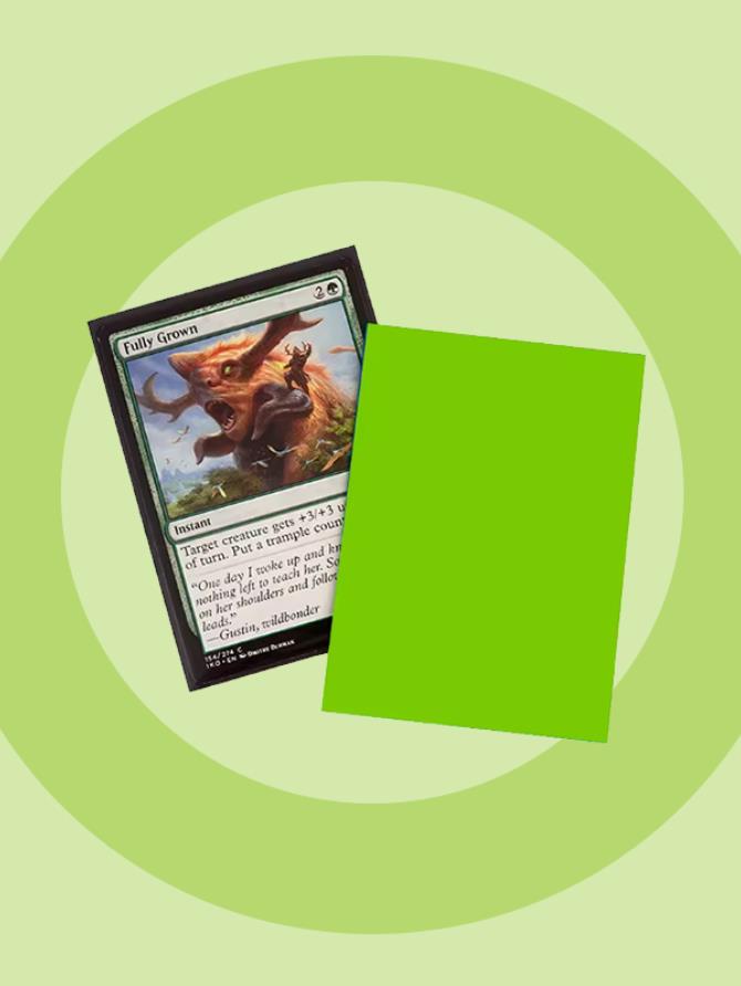 HUIZHIBIAO Green Sleeves - 62 sleeves - 64.5x90mm