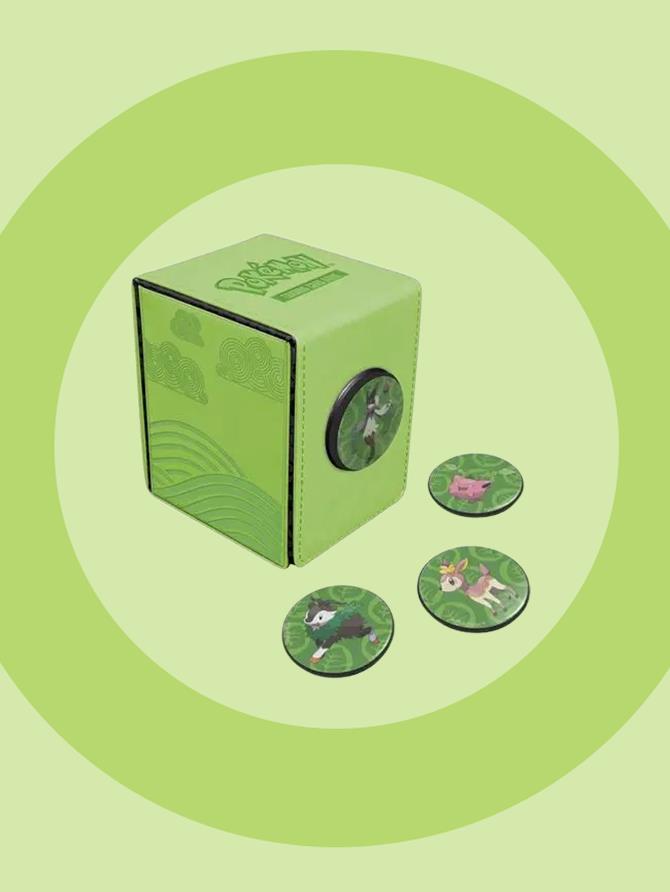 Pokemon Deck Box: Ultra PRO - Alcove Click - Gallery Series: Morning Meadow