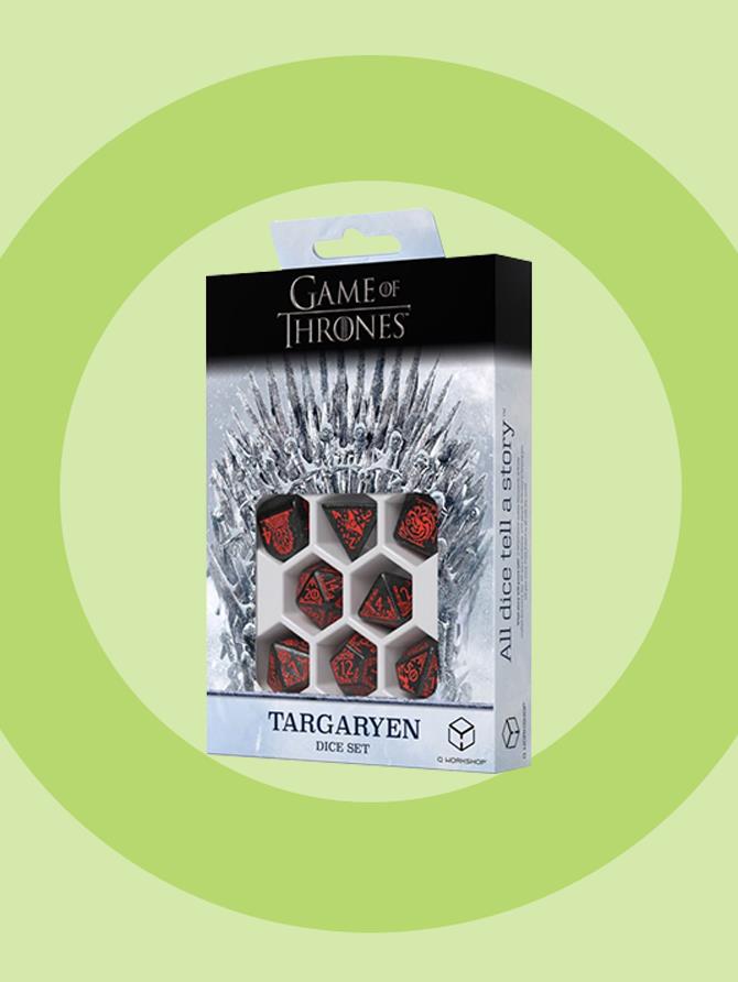 Dice: Q-Workshop - Game of Thrones - Targaryen Poly(x8)