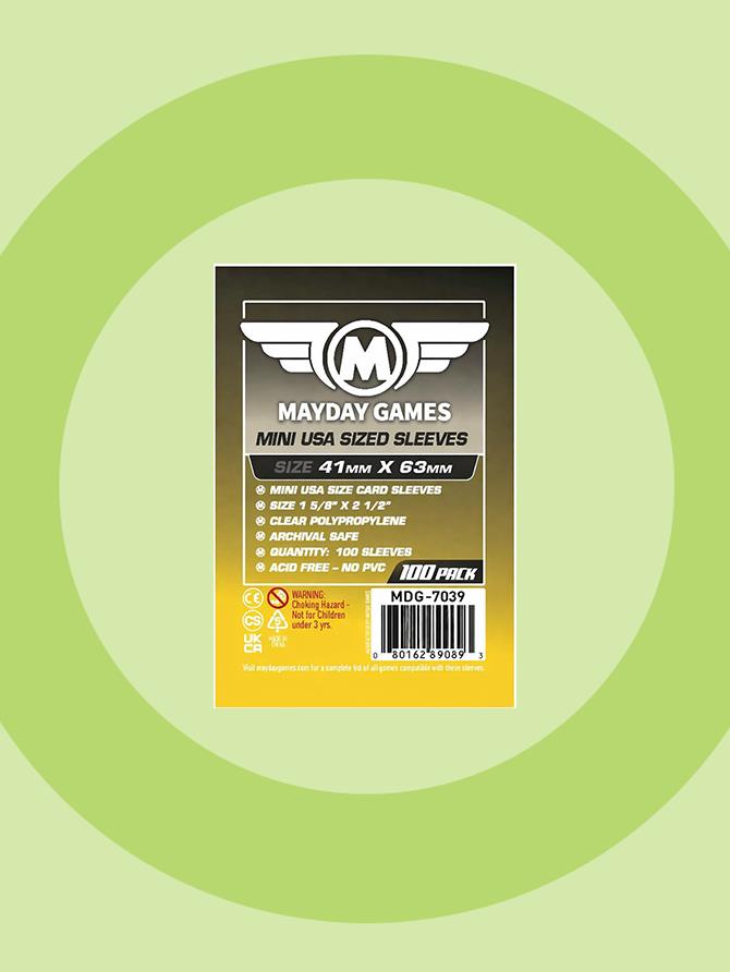 Sleeves: Mayday - Premium (x50) - Mini American (63 x 41mm)