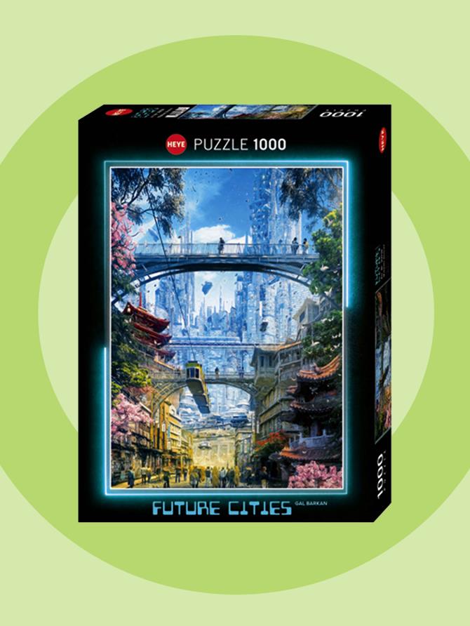 Jigsaw Puzzle: HEYE - Future Cities - Markets District (1000 Pieces)