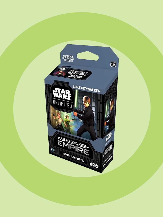Star Wars: Unlimited -  Ashes of the Empire - Luke Skywalker spotlight deck